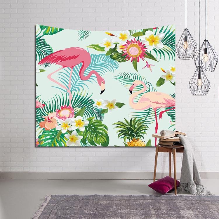 153X130CMTapestries Flamingos