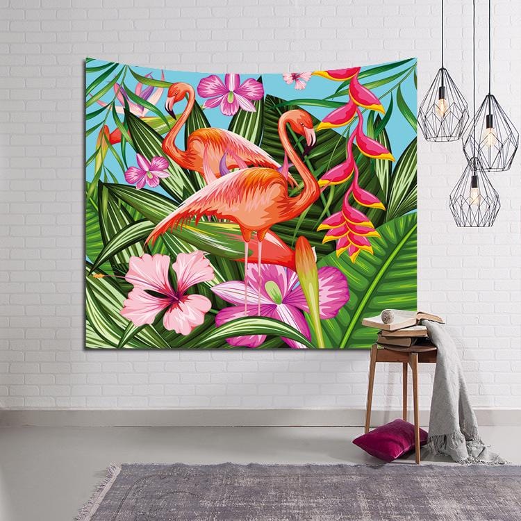153X130CMTapestries Flamingos