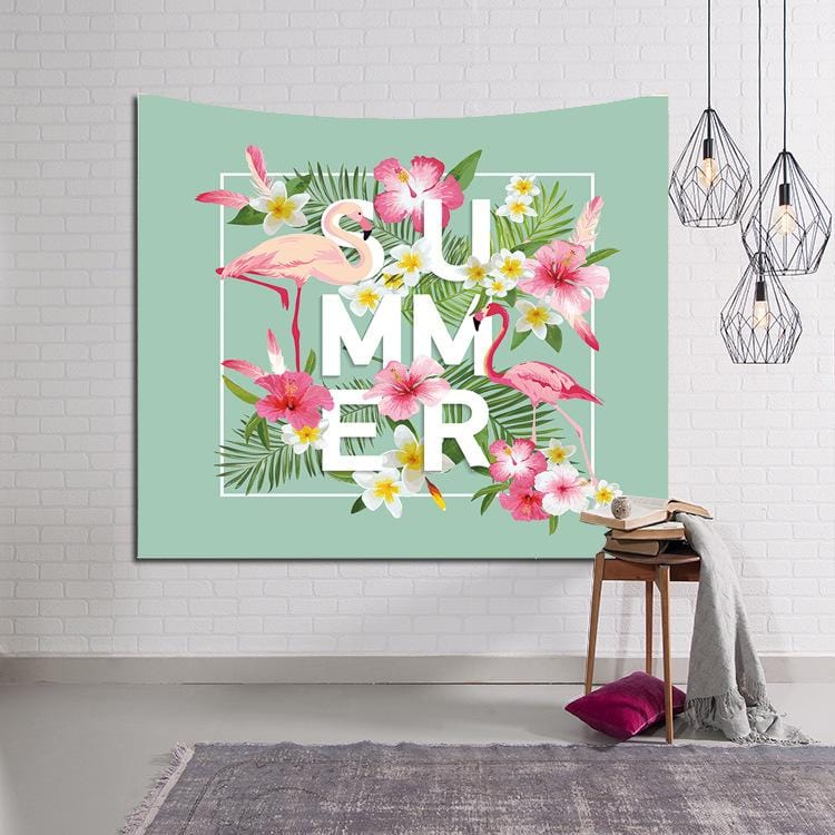 153X130CMTapestries Flamingos