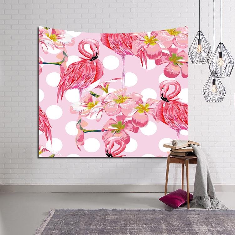 153X130CMTapestries Flamingos