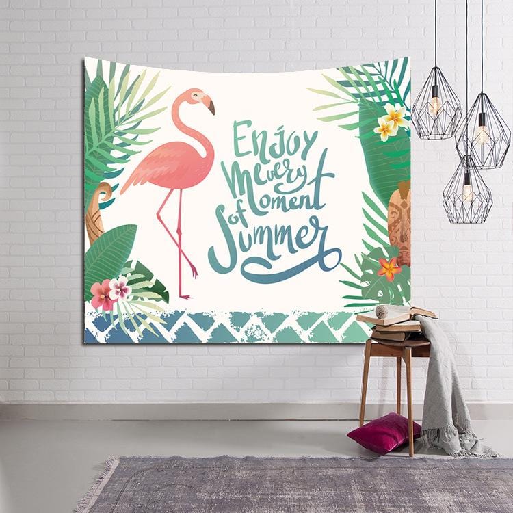 153X130CMTapestries Flamingos