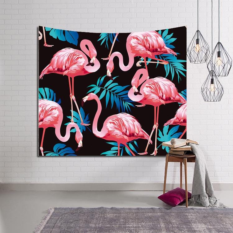 153X130CMTapestries Flamingos