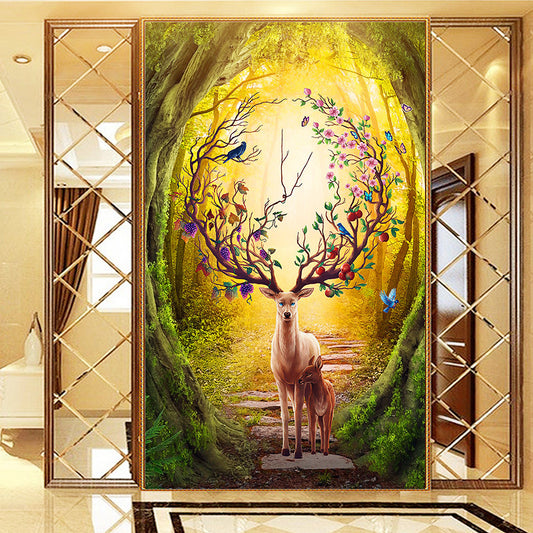 110x60cm Lucky deer 5d diy diamond painting full drill NO FRAME