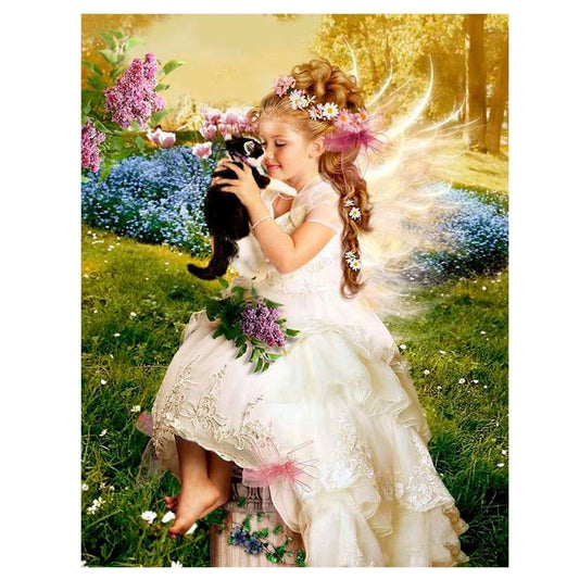 46x60CM-Angel- DIY 5D full Diamond Painting  A9882