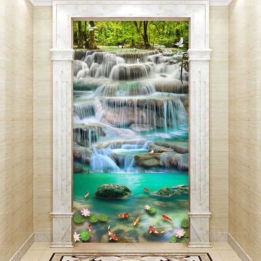 60x110CM Scenic Waterfall Full Diamond Painting NO Frame Round Diamond A6450