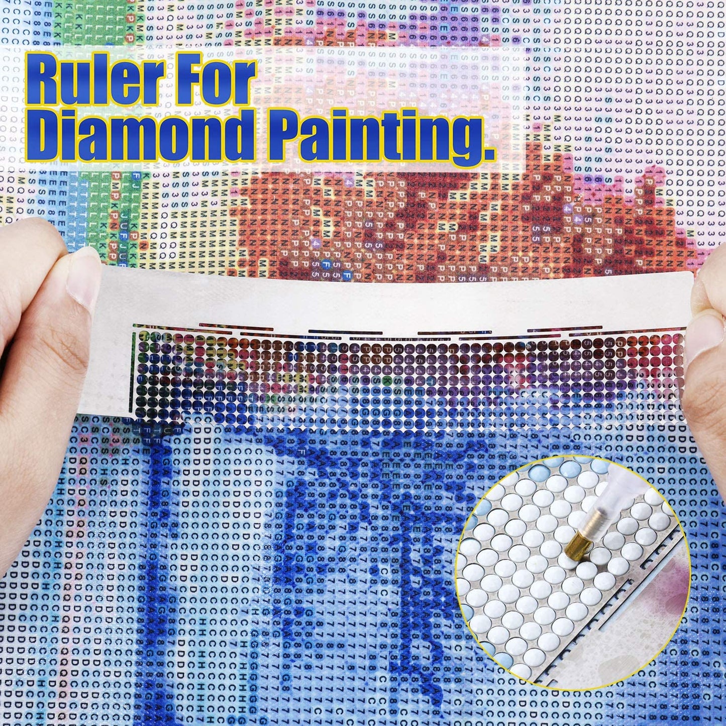 Ruler for141mm+140mm 5d diamond painting （3pcs）