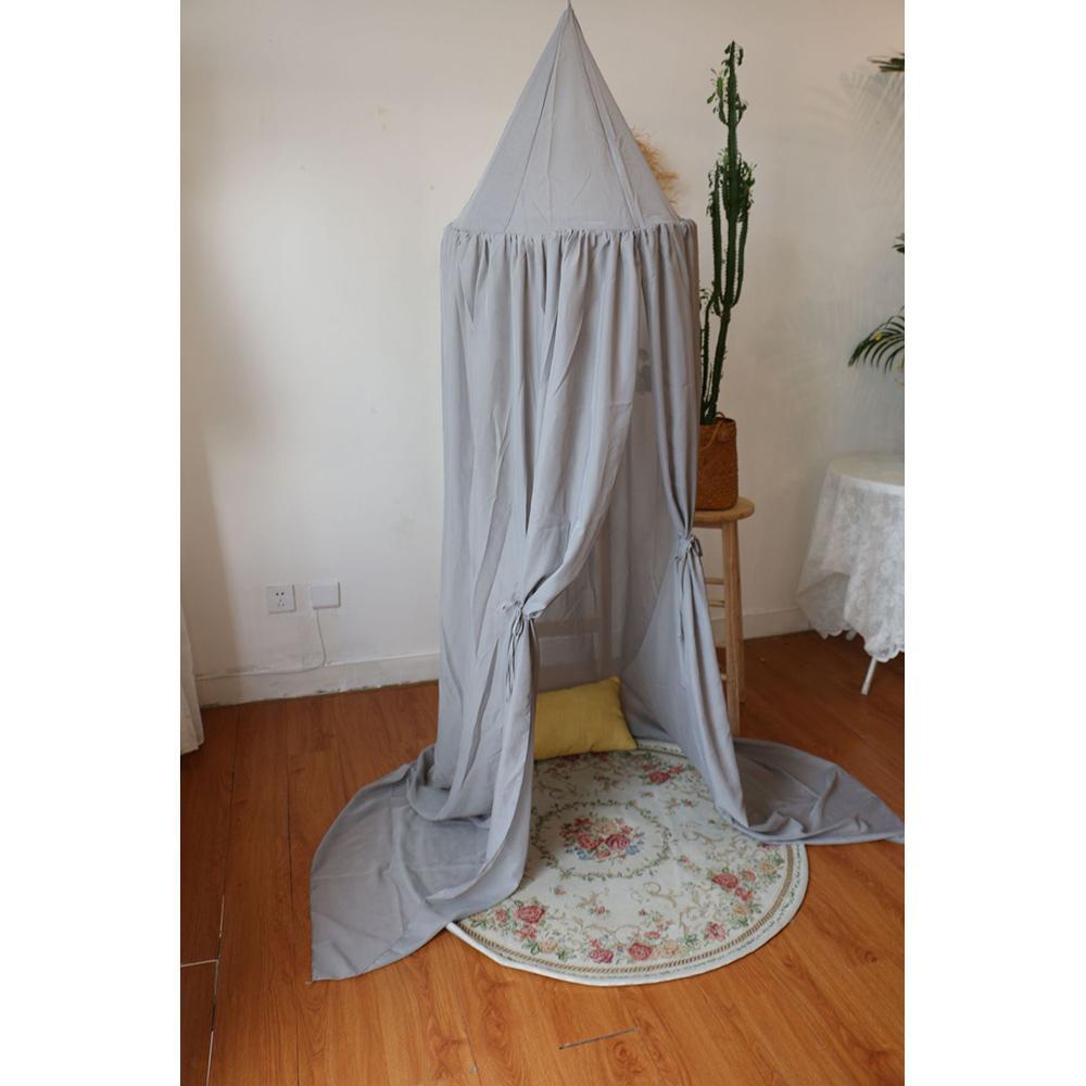 Bed Canopy Round Dome Nursery Chiffon Kids Play Tent for Children Room Decorations