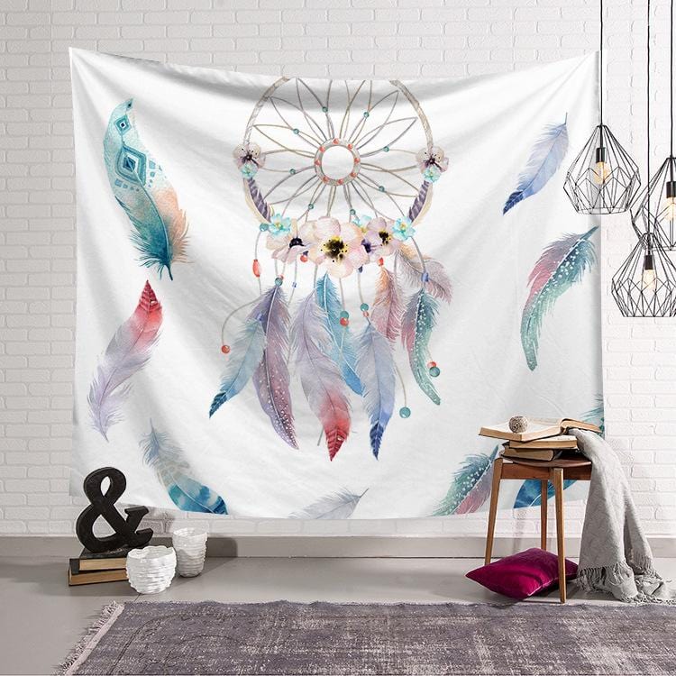 200 x150( Velvet) ins fashion wall green unicorn tapestry