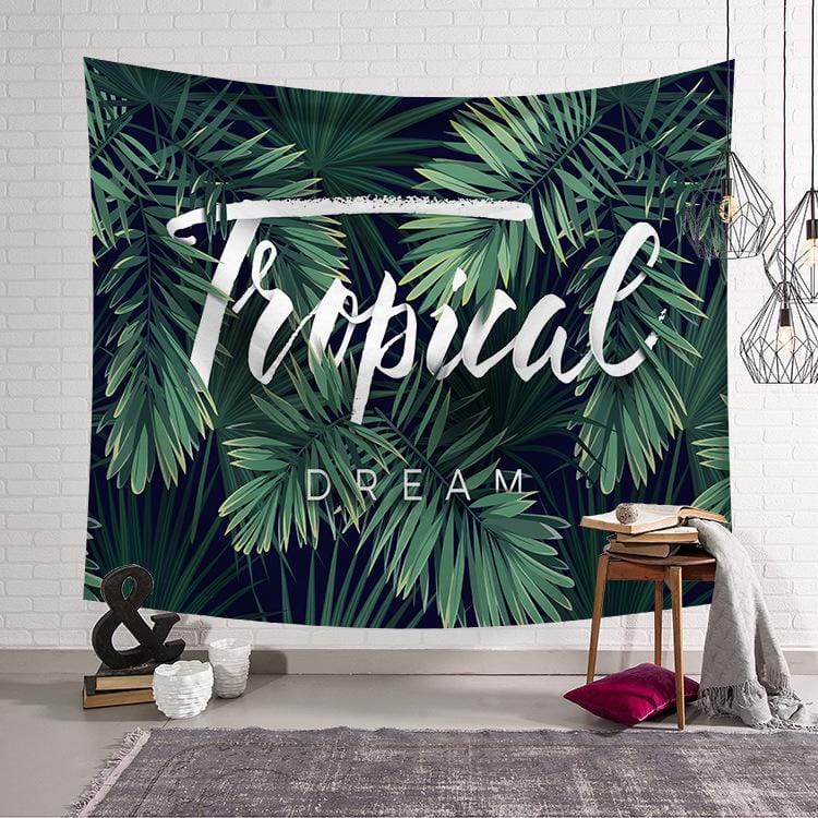 200 x150( Velvet) ins fashion wall green unicorn tapestry
