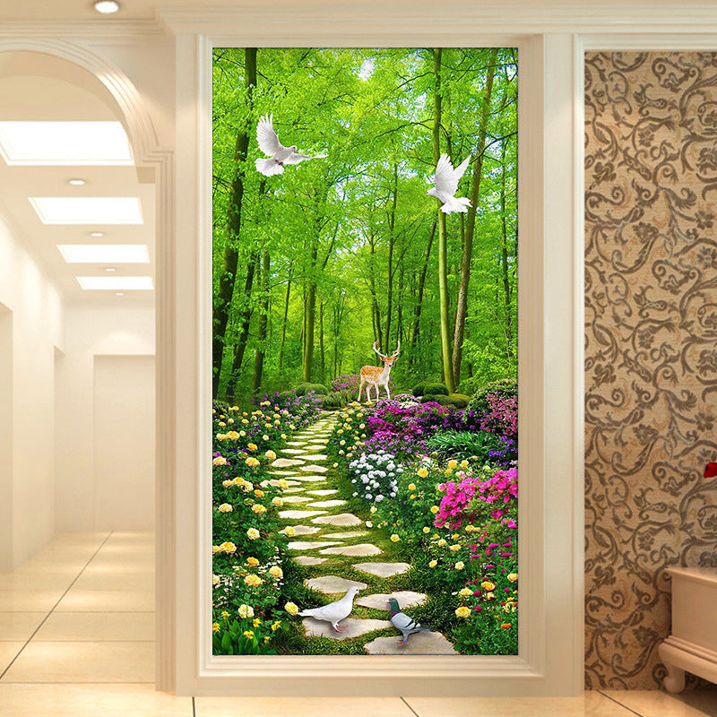 50x100CM -  Woodland DIY 5D full Diamond Painting no frame