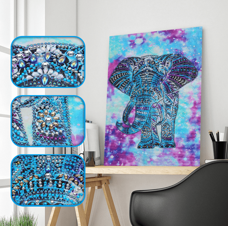 30X40cm Elephant 5D Diamond Painting（ Special beads)