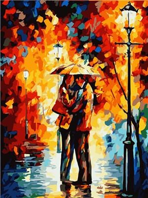 Famous No Framed DIY Oil Painting By Numbers Canvas Wall Art For Living Room Home Decor 40*50CM