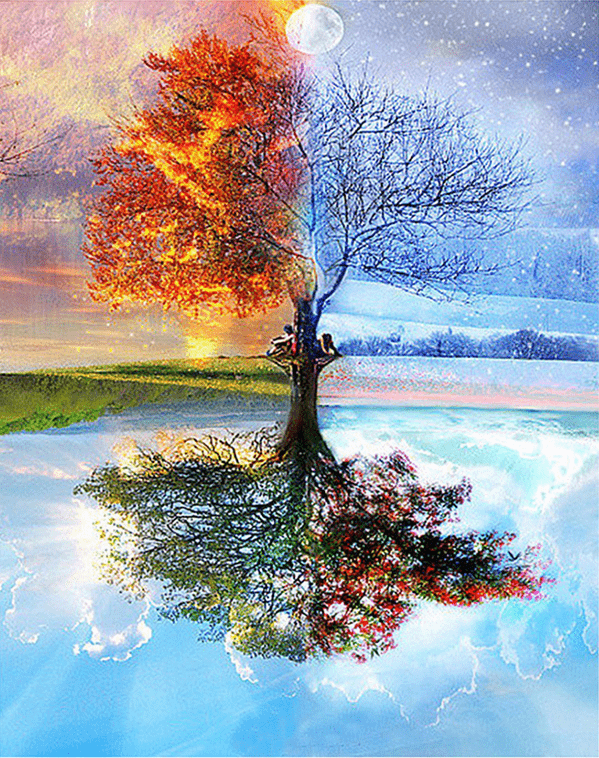 Tree-5D Full Diamond Painting DIY Pictures 30X40CM E305