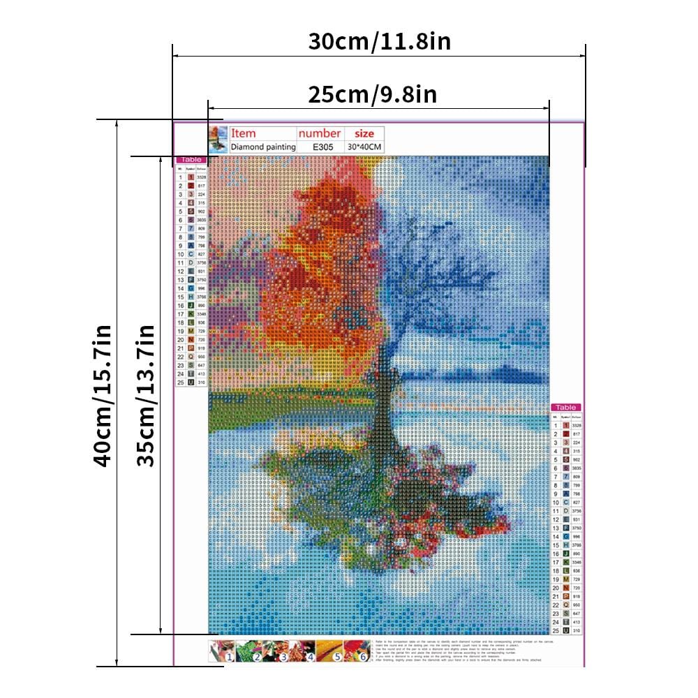 Tree-5D Full Diamond Painting DIY Pictures 30X40CM E305