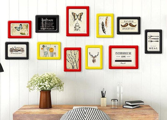 Colorful Crystal Magnetic File Photo Frame double frame （at least buy 2pcs）