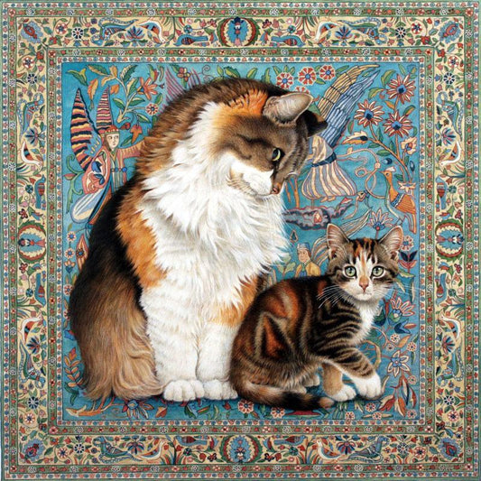 30x30cm-DIY 5D Diamond Painting-Cat ZSH-LD003