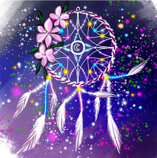 30x30CM dream catcher 5D Full Diamond no frame M3264