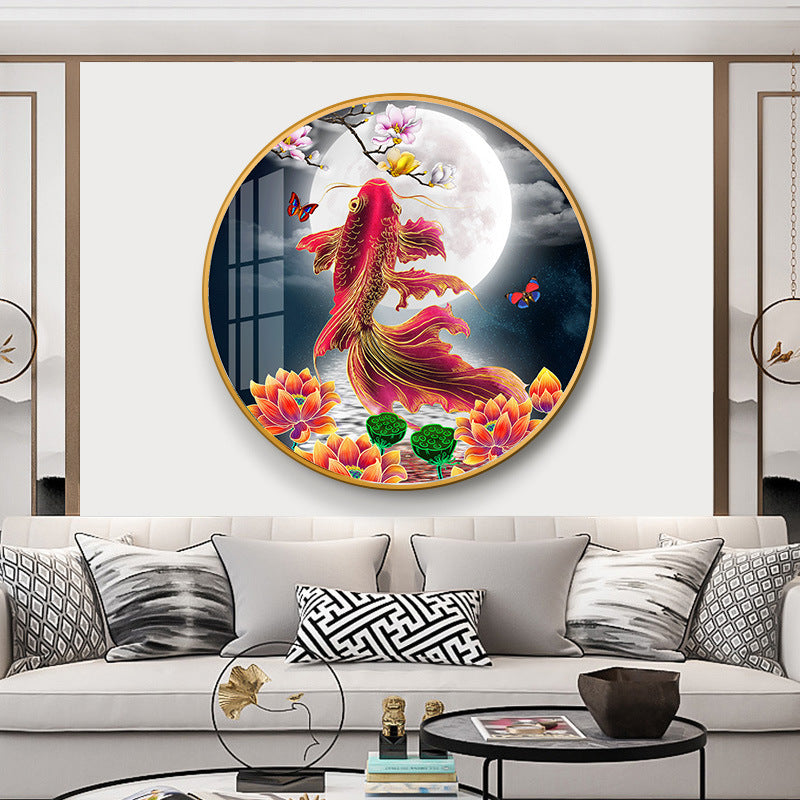 60x60cm Koi 5d diy diamond painting full drill NO FRAME