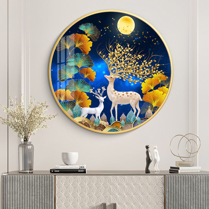 60x60cm Moon & deer 5d diy diamond painting full drill NO FRAME