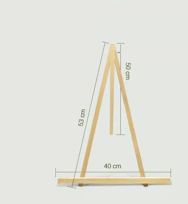 Wood Display Easel Wood Easels Set For Paintings Craft Small Acrylics Oil painting