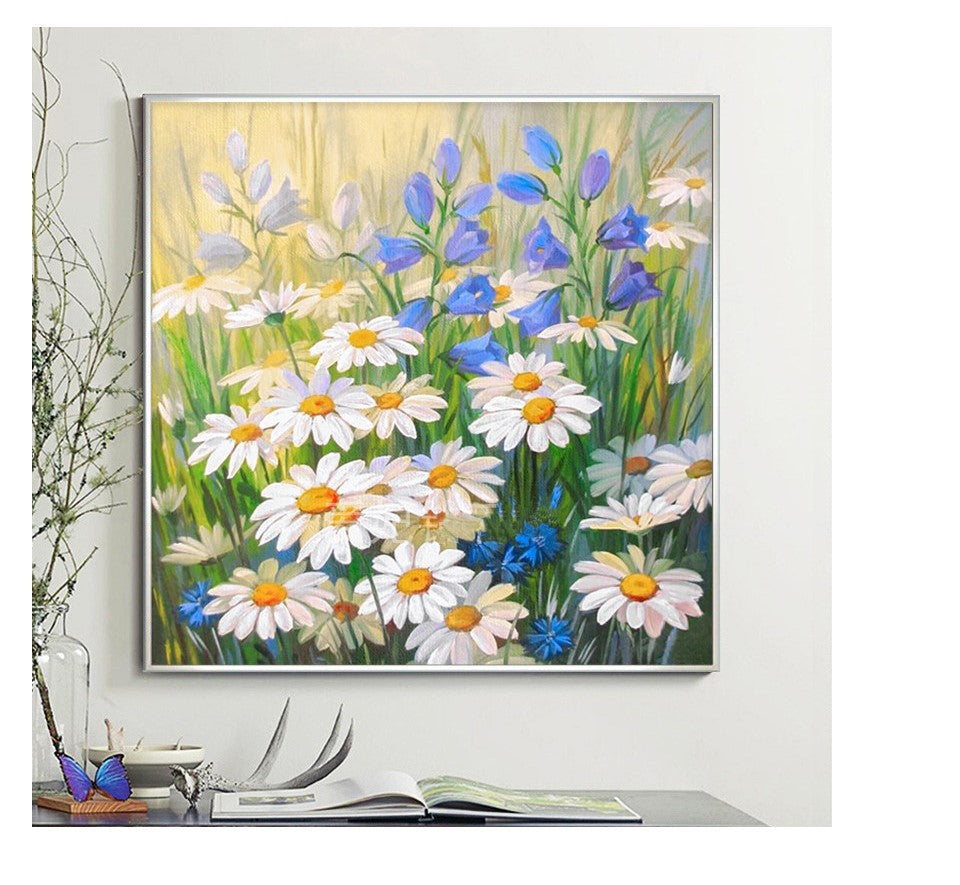 60x60CM -  Daisy DIY 5D full Diamond Painting no frame