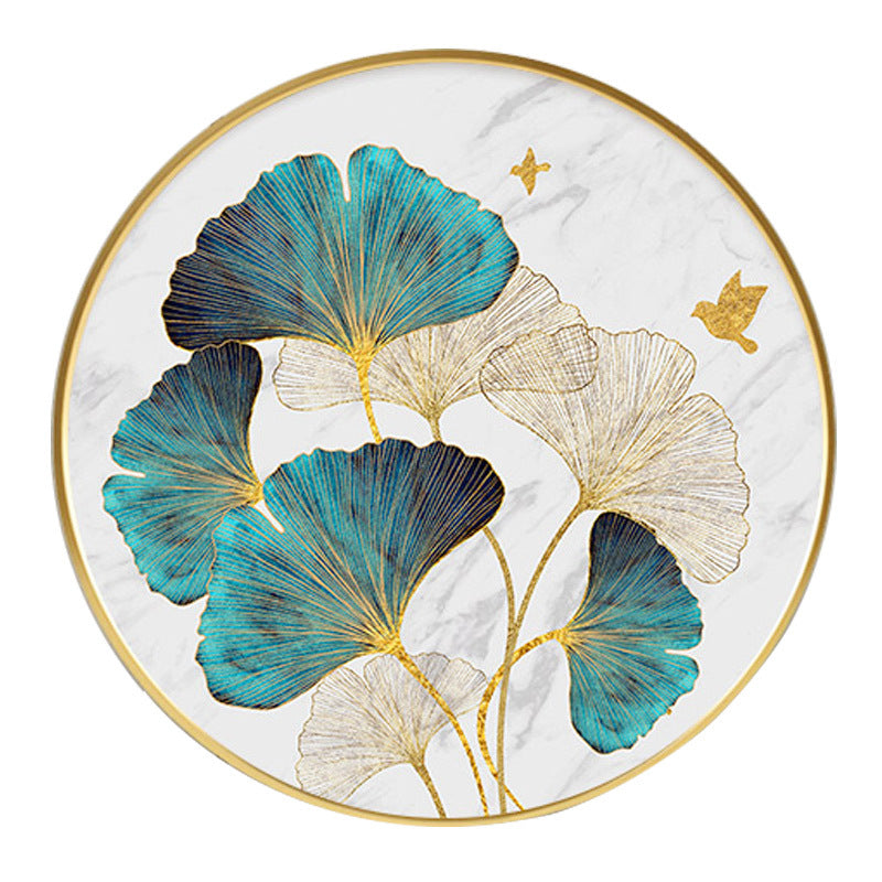 60x60cm  round ginkgo leaves 5d diy diamond painting full drill NO FRAME