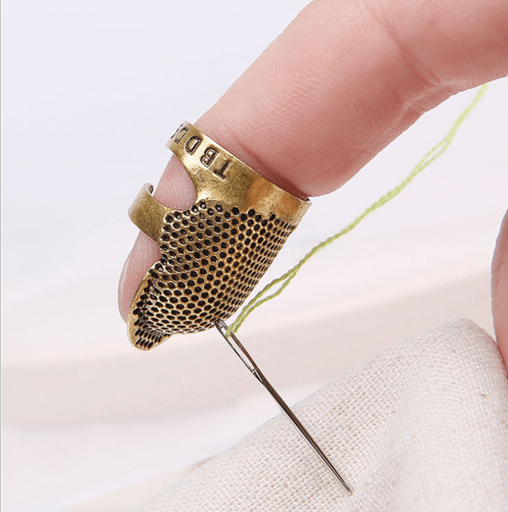 ❤Not Sold Separately❤  2 pcs Finger thimble  for Sewing and embroidery Tool