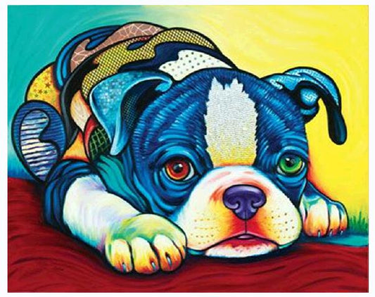 30X25CM-DOG-5D Full Diamond Painting DIY Pictures A347