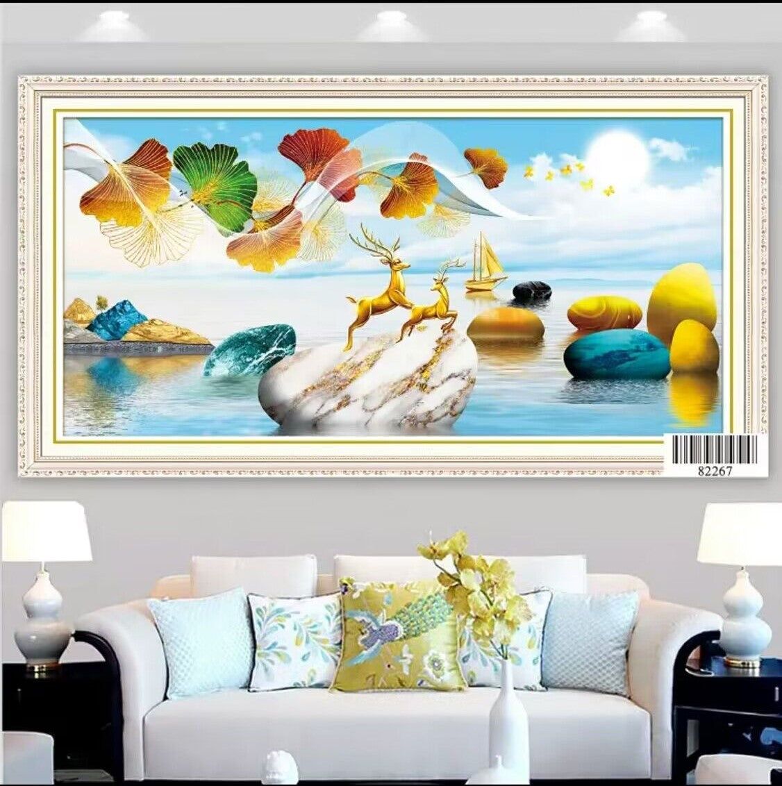 150x70CM - Lucky Deer DIY 5D full Diamond Painting no frame