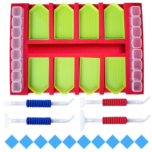 Storage Tray+ Pen set 5D Diamonds Painting Tools (Only sold seperatly)