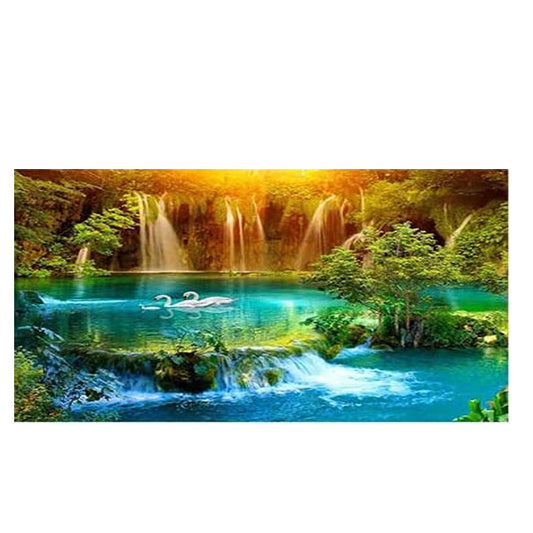 120x50cm Lake 5d diy diamond painting full drill NO FRAME