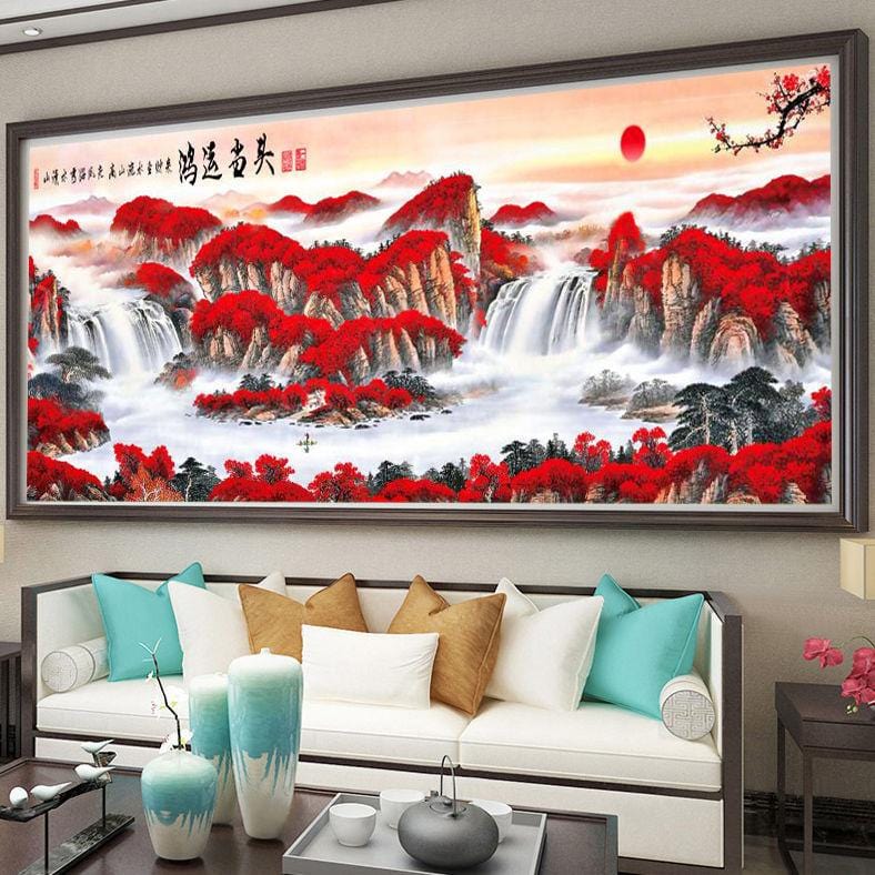 150X60CM-lucky strike No Frame DIY 5D Diamond Painting