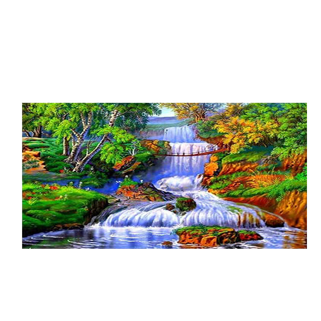 120x50cm Beautiful river  5d diy diamond painting full drill NO FRAME