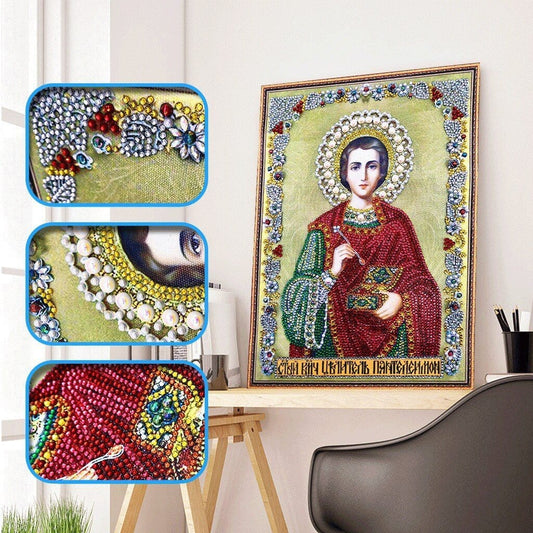 30X40cm Jesus 5D Diamond Painting（ Special beads)