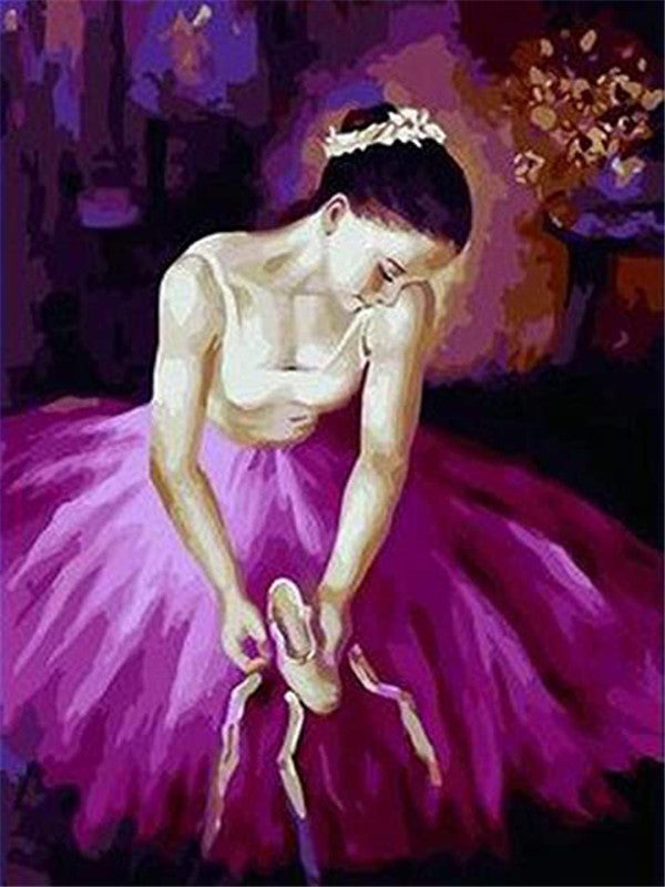 40x50cm Ballet 5D Diamond Painting Round drill NO FRAME