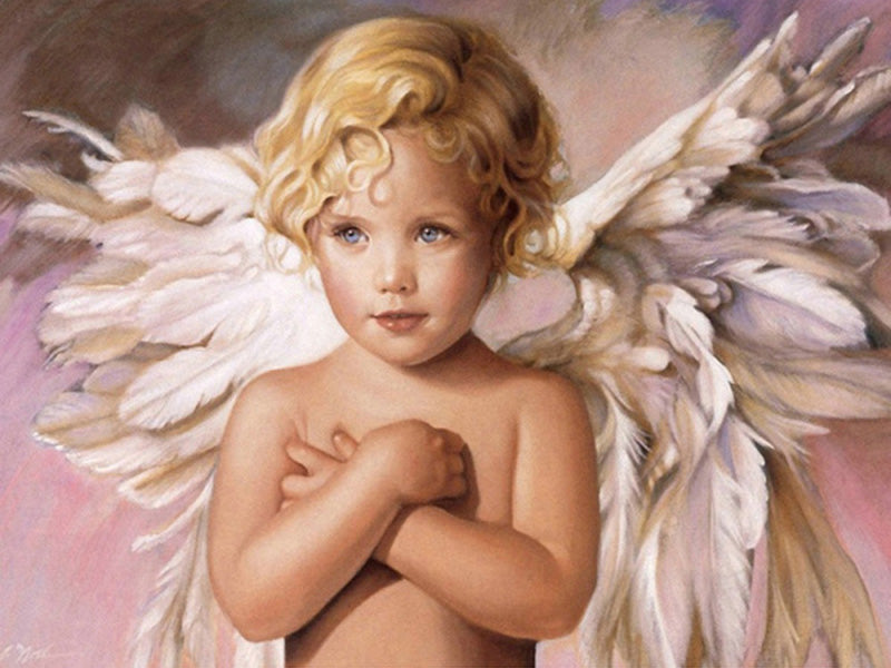 30x40cm Angel 5d diy diamond painting full drill NO FRAME M4419