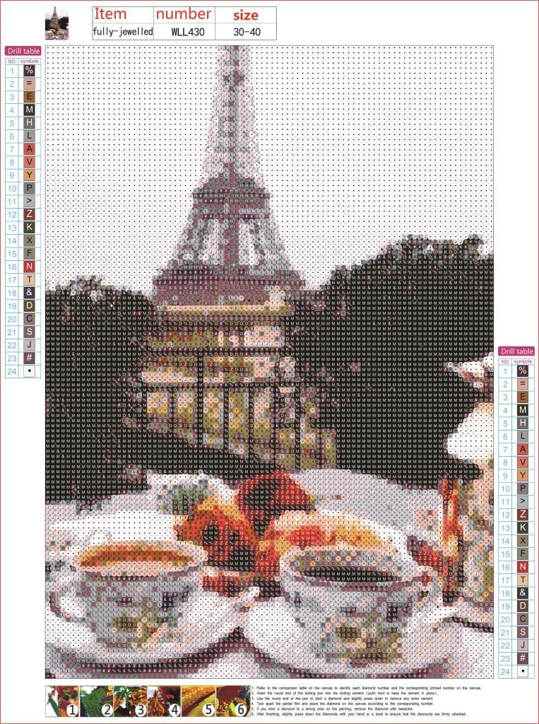 30CMX40CM-Towel-5D Full Diamond Painting DIY Pictures WLL430