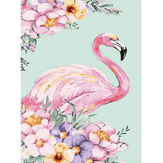 Flamingo No Framed DIY Oil Painting By Numbers Canvas Wall Art For Living Room Home Decor 40*50CM