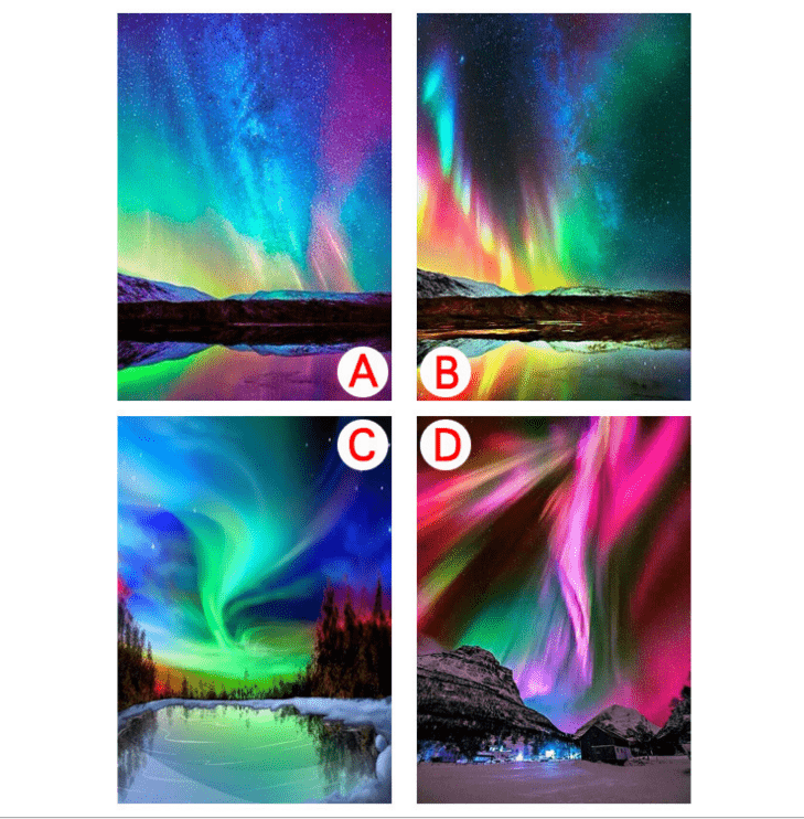 30x40CM Aurora Full Diamond Painting NO Frame Round diamond