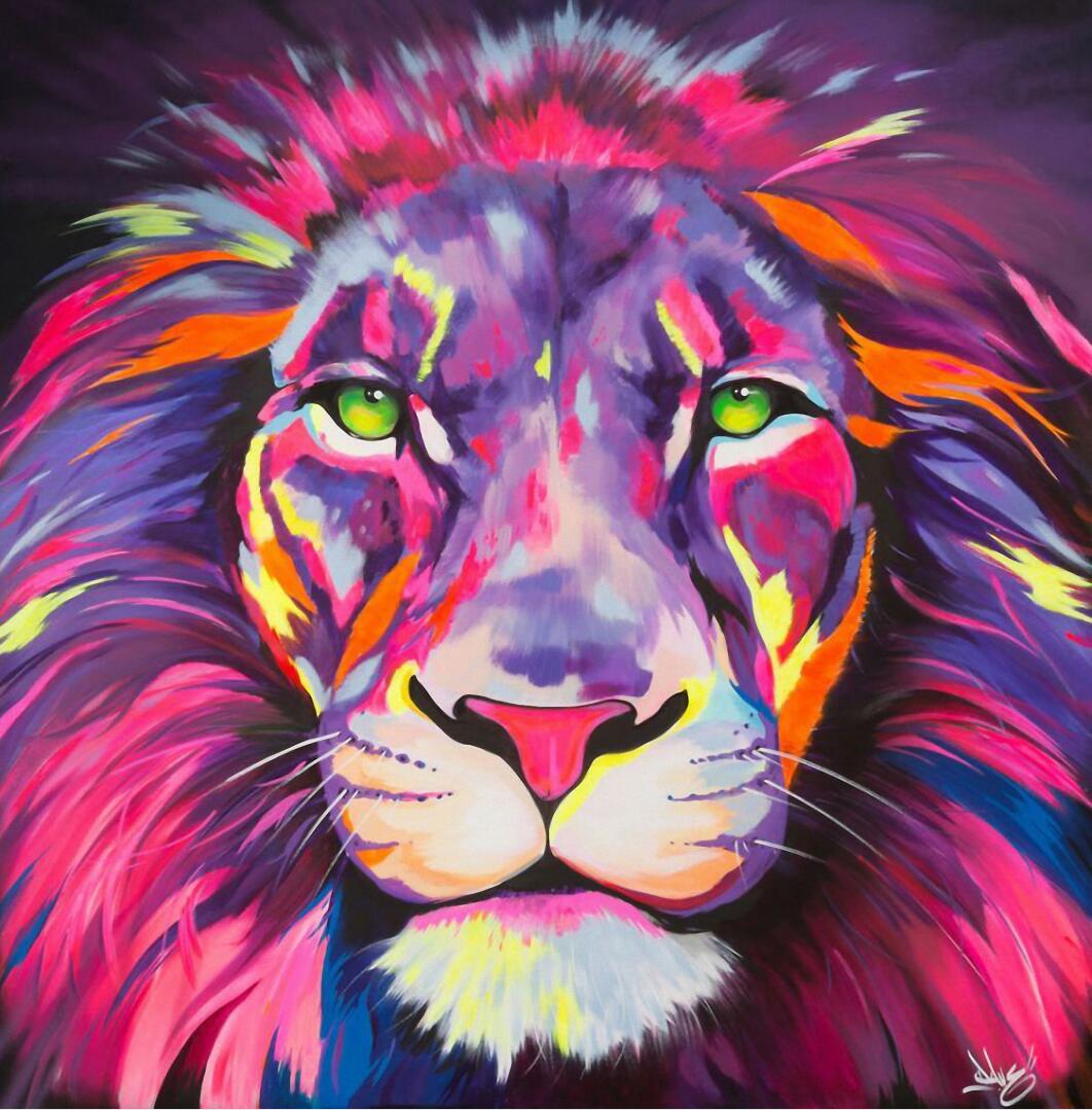 30X30CM-Lion-DIY 5D full Diamond Painting NO FRAME