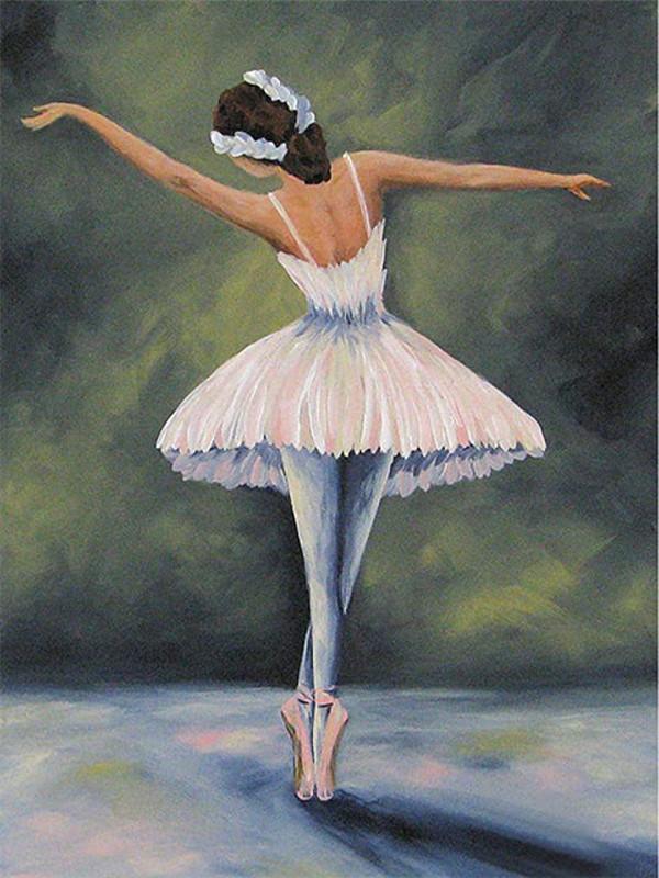 40x50cm Ballet 5D Diamond Painting Round drill NO FRAME