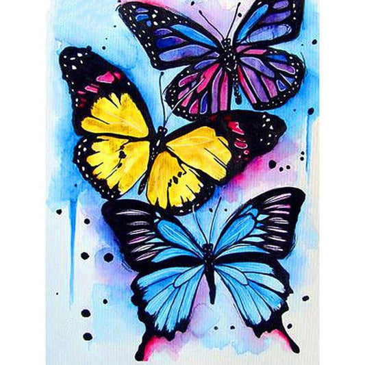 45x60cm Butterfly 5D DIY Diamond Painting Butterfly Full round Drill R3435