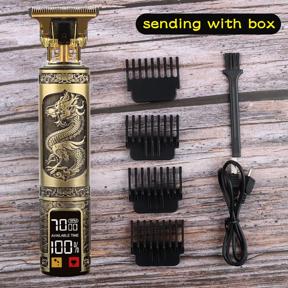 Electric Hair Clipper Trimmer For Men Rechargeable Electric Shaver Beard Barber