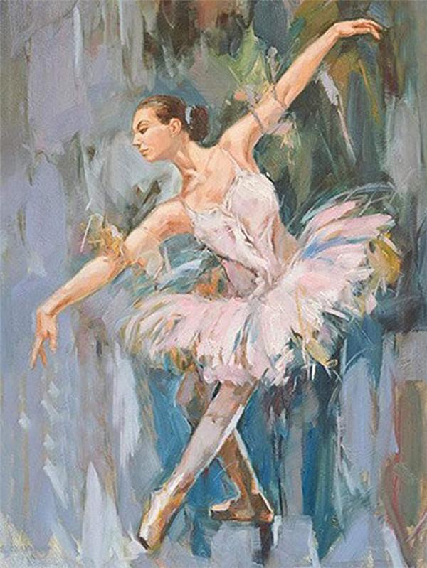 40x50cm Ballet 5D Diamond Painting Round drill NO FRAME