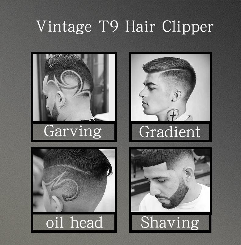 Electric Hair Clipper Trimmer For Men Rechargeable Electric Shaver Beard Barber