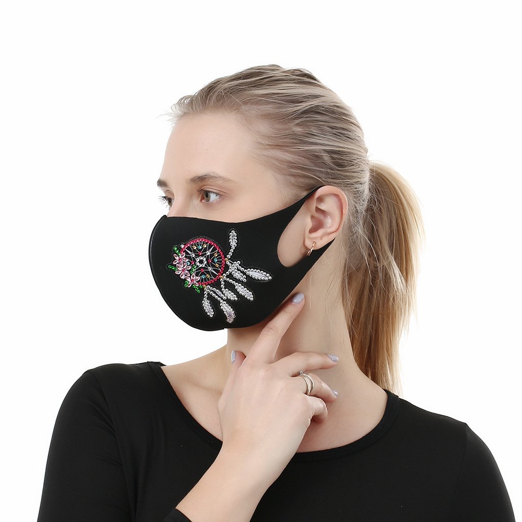 DIY Diamond Painting Dust-proof Decoration Mask