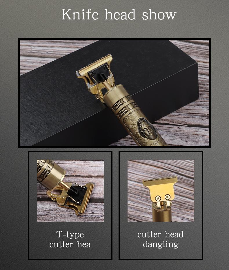 Electric Hair Clipper Trimmer For Men Rechargeable Electric Shaver Beard Barber