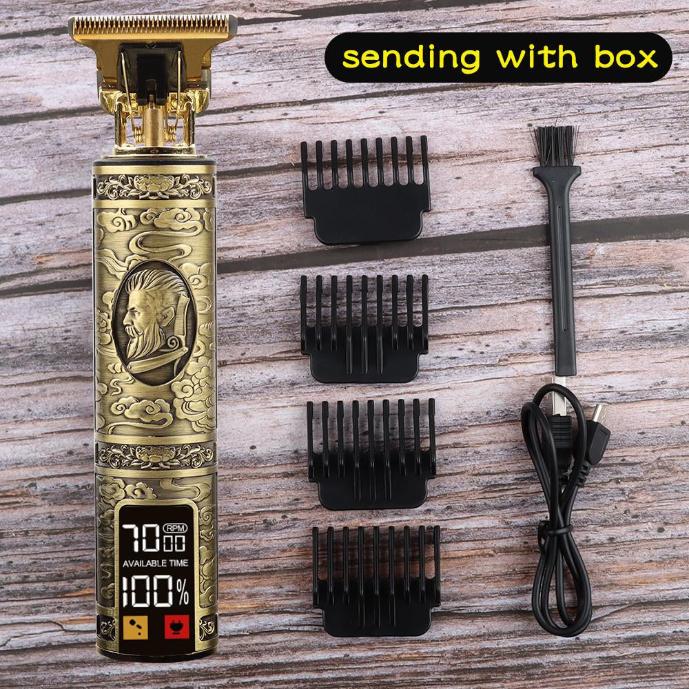 Electric Hair Clipper Trimmer For Men Rechargeable Electric Shaver Beard Barber