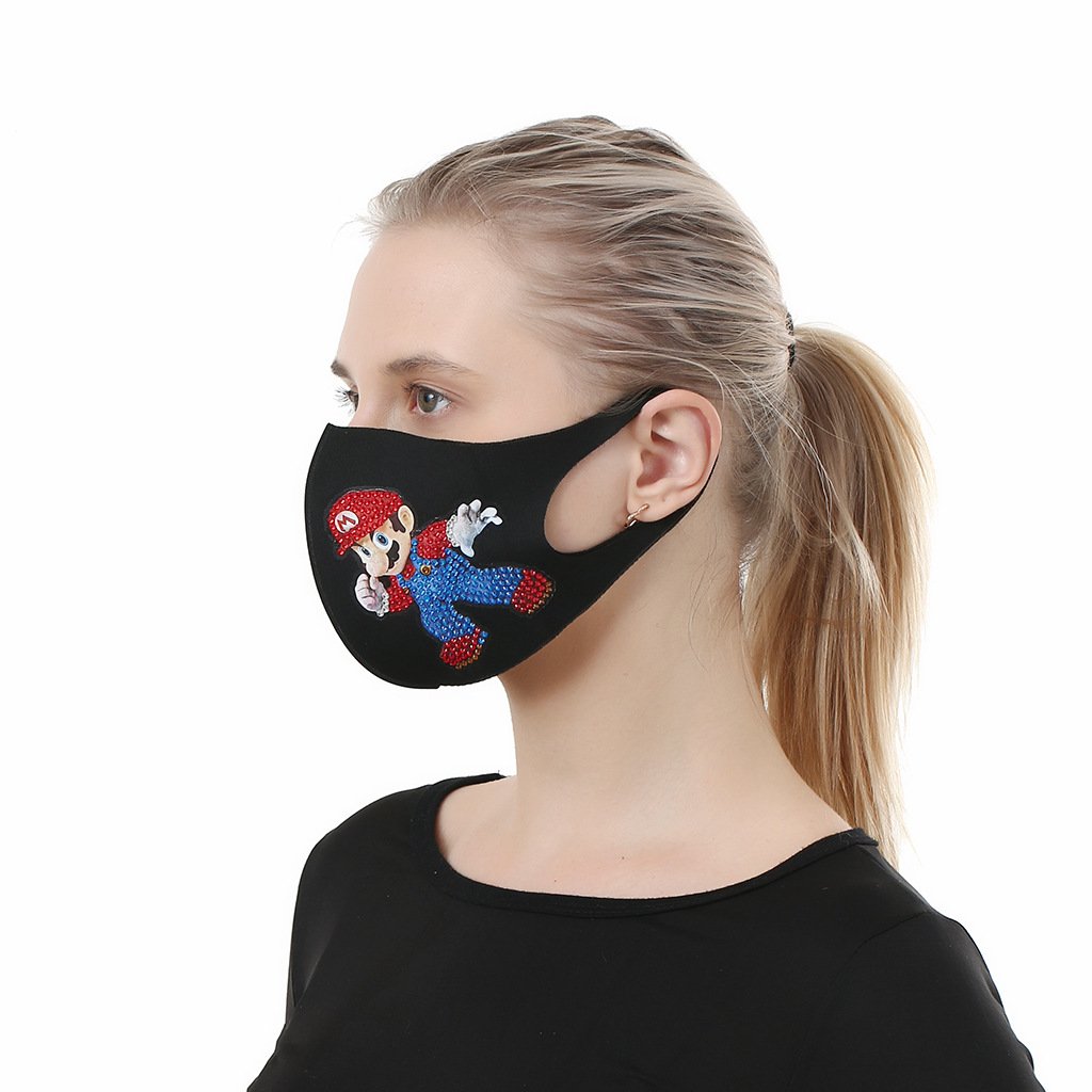 DIY Diamond Painting Dust-proof Decoration Mask