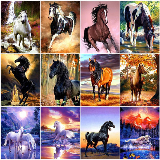 Horse DIY Diamond Painting Mosaic Art